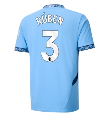 Manchester City Ruben Dias #3 Hemmatröja 2024-25 Kortärmad